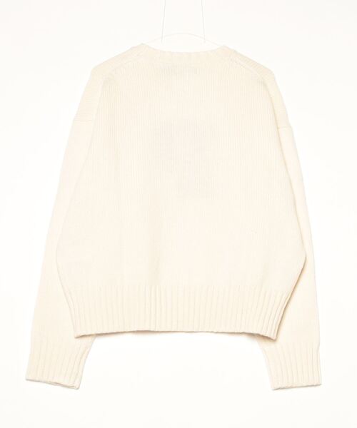 Pロゴ ウールブレンド クルーネック セーター（ニット/セーター