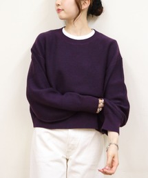 ORCIVAL | ORCIVAL/オーシバル　ラウンドネックプルオーバー　ROUND NECK PULLOVER　OR-D0119 MON(ニット/セーター)