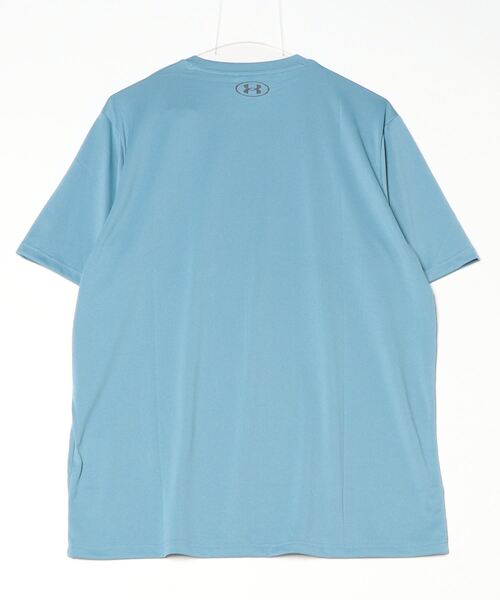 UNDER ARMOUR（アンダーアーマー）の「【別注】アンダーアーマー  UAテック ロゴ グラフィック ショートスリーブ Tシャツ 限定コラボ（Tシャツ/カットソー・メンズ・ブラック/ブルー/ホワイト・S/M/L/LL/3L）」の4枚目の写真