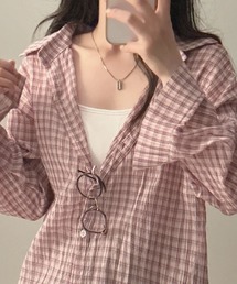 軽やかに羽織れる！ゆったりチェック柄シャツ