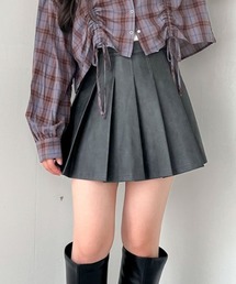 archives | 【ＳＥＴＵＰ対応】フェイクレザープリーツミニスカート(スカート)