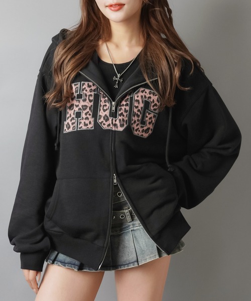 SPINNS（スピンズ）の「レオパロゴがGALくて可愛い☆Wジップビッグ