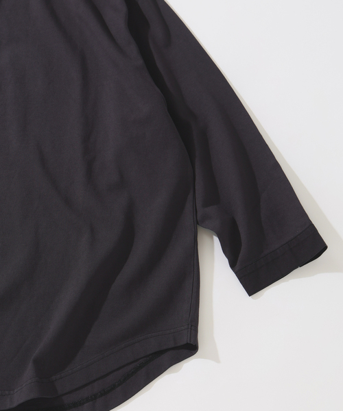 JOURNAL STANDARD relume(ジャーナルスタンダード レリューム)の「ガーメントダイ スリーピング ヘンリーネック Tシャツ(Tシャツ/カットソー・メンズ・キャメル/ホワイト/ブラックミックス・LARGE/MEDIUM)」の15枚目の写真