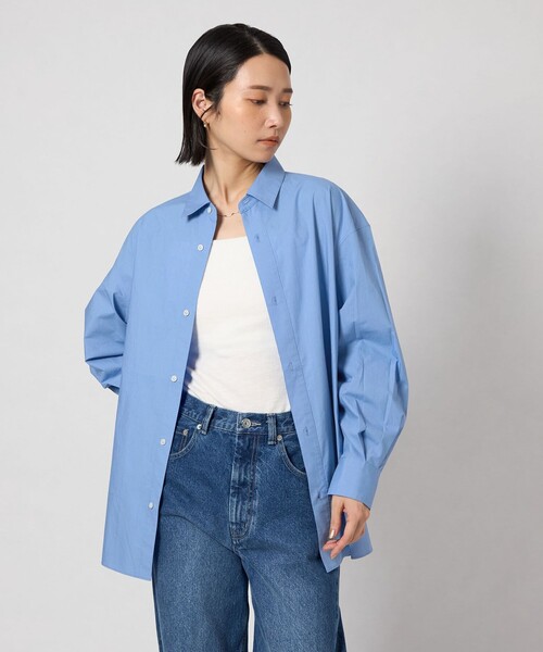 CITEN（シテン）の「＜CITEN＞エッセンシャルシャツ（シャツ/ブラウス・レディース・ワイン/ライトブルー/その他1・M/S）」の8枚目の写真