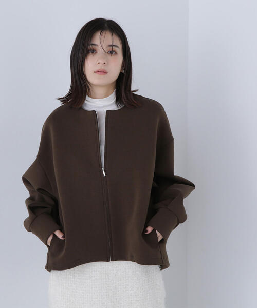 セール】◇ノーカラーダンボールブルゾン（ブルゾン）｜NATURAL BEAUTY