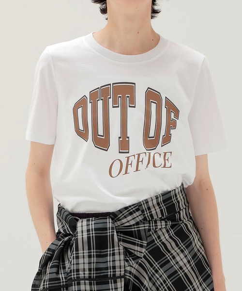 BAUM UND PFERDGARTEN（バウムウンドヘルガーデン）の「BAUM UND PFERDGARTEN / JAWO(フロントロゴハーフスリーブTシャツ 24278)（Tシャツ/カットソー・レディース・ホワイト・36）」の4枚目の写真