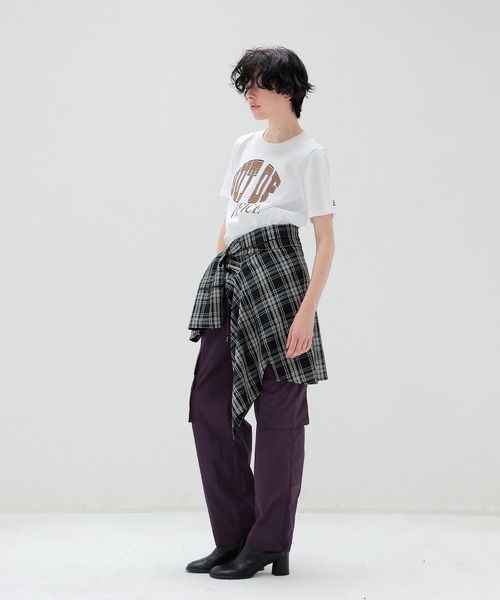 BAUM UND PFERDGARTEN（バウムウンドヘルガーデン）の「BAUM UND PFERDGARTEN / JAWO(フロントロゴハーフスリーブTシャツ 24278)（Tシャツ/カットソー・レディース・ホワイト・36）」の8枚目の写真