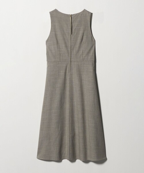 green label relaxing（グリーンレーベルリラクシング）の「［size SHORTあり］TWEEDY  ツイーディー Vネック フレア ジャンパースカート（ジャンパースカート・レディース・ブラック/ベージュ・FREE/SHORT）」の19枚目の写真