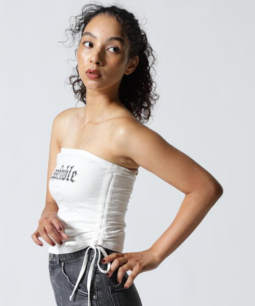 ROYAL FLASH（ロイヤルフラッシュ）の「MITSUKI/ミツキ/3WAY DESIGN TOPS（Tシャツ/カットソー・レディース・ホワイト/キャメル・F）」の19枚目の写真