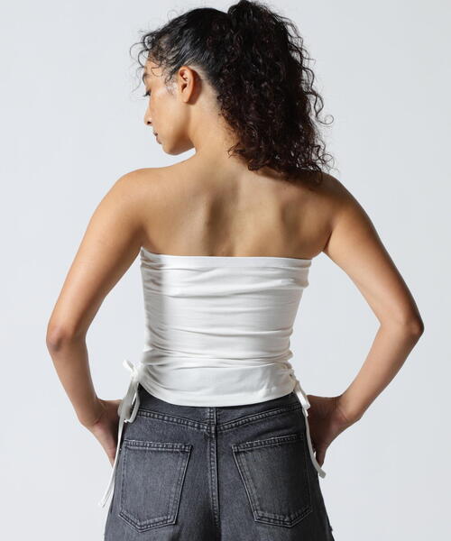 ROYAL FLASH（ロイヤルフラッシュ）の「MITSUKI/ミツキ/3WAY DESIGN TOPS（Tシャツ/カットソー・レディース・ホワイト/キャメル・F）」の20枚目の写真