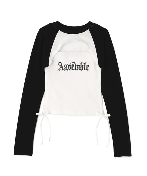 ROYAL FLASH（ロイヤルフラッシュ）の「MITSUKI/ミツキ/3WAY DESIGN TOPS（Tシャツ/カットソー・レディース・ホワイト/キャメル・F）」の22枚目の写真