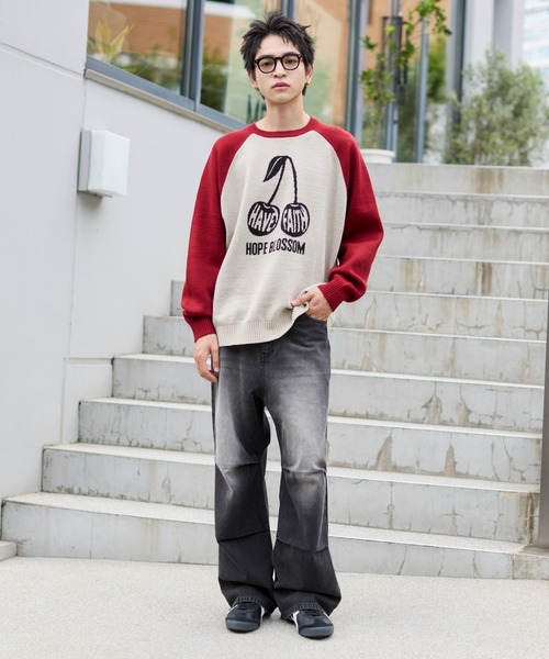 WEGO(ウィゴー)の「WEGO/【25年秋冬新作】パラシュートデニムパンツ(デニムパンツ・メンズ・ブラック系3/コバルトブルー/グレー系その他・SMALL/MEDIUM/LARGE)」の4枚目の写真