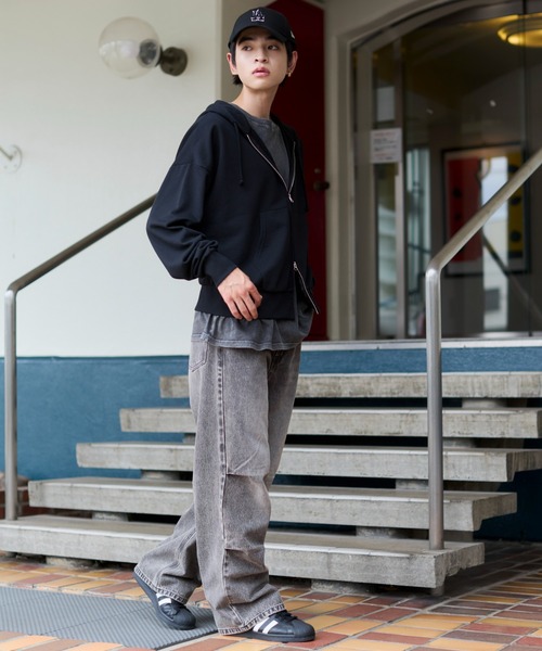 WEGO(ウィゴー)の「WEGO/【25年秋冬新作】パラシュートデニムパンツ(デニムパンツ・メンズ・ブラック系3/コバルトブルー/グレー系その他・SMALL/MEDIUM/LARGE)」の17枚目の写真