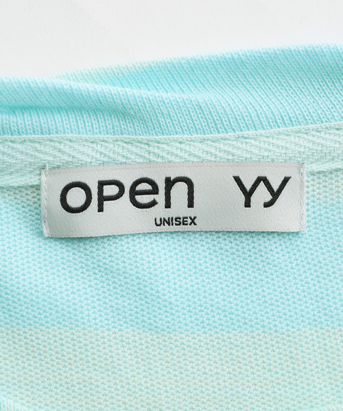 OPEN Yy(オープンワイワイ)の「【Geek Office / ギークオフィス】OPEN YY Knitted LAYERED STRIPE TSHIRT(Tシャツ/カットソー・レディース・ブルー系その他・SMALL)」の6枚目の写真
