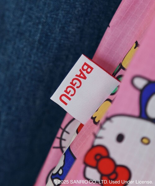 BAGGU（バグー）の「BAGGU/バグゥ BABY BAGGU SANRIO サンリオ ナイロン ベイビーバグゥ（エコバッグ/サブバッグ・レディース・オレンジ/ピンク/ブルー/ネイビー・ONE SIZE）」の9枚目の写真
