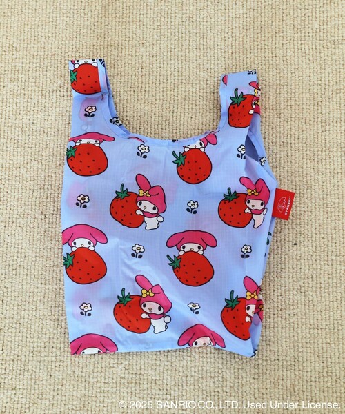 BAGGU（バグー）の「BAGGU/バグゥ BABY BAGGU SANRIO サンリオ ナイロン ベイビーバグゥ（エコバッグ/サブバッグ・レディース・オレンジ/ピンク/ブルー/ネイビー・ONE SIZE）」の10枚目の写真