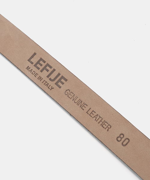 IENA（イエナ）の「LEFIJE/レフィエ スクエアスエードガチャベルト M5133A ALASKA（ベルト・レディース・チャコールグレー・FREE）」の4枚目の写真