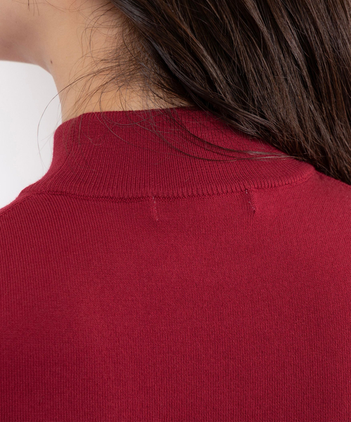 NARACAMICIE（ナラカミーチェ）の「【NARACAMICIE】【ツインニット対応】調温ニット5分袖プルオーバー（ニット/セーター・レディース・レッド/ネイビー/ブラック・M）」の7枚目の写真