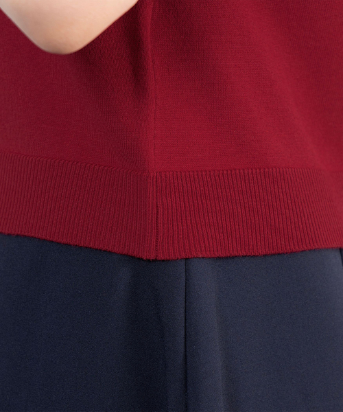 セール】【NARACAMICIE】【ツインニット対応】調温ニット5分袖プル