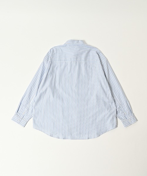 ADAM PATEK(アダムパテック)の「【ADAMPATEK/アダムパテック】James Fabric anarchy shirt アナーキーシャツ(シャツ/ブラウス・レディース・ブルー/グリーン・2/1)」の4枚目の写真