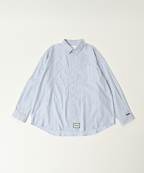 ADAM PATEK(アダムパテック)の「【ADAMPATEK/アダムパテック】James Fabric anarchy shirt アナーキーシャツ(シャツ/ブラウス・レディース・ブルー/グリーン・2/1)」の18枚目の写真