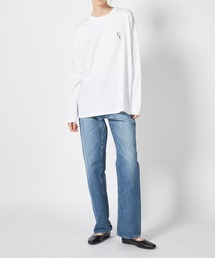 CLANE SQUARE SLEEVE DENIM ALL IN ONE（サロペット