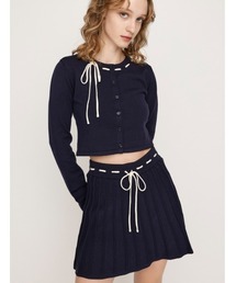KNIT PLEATS SET UP ニット プリーツ セットアップ 秋服 冬服