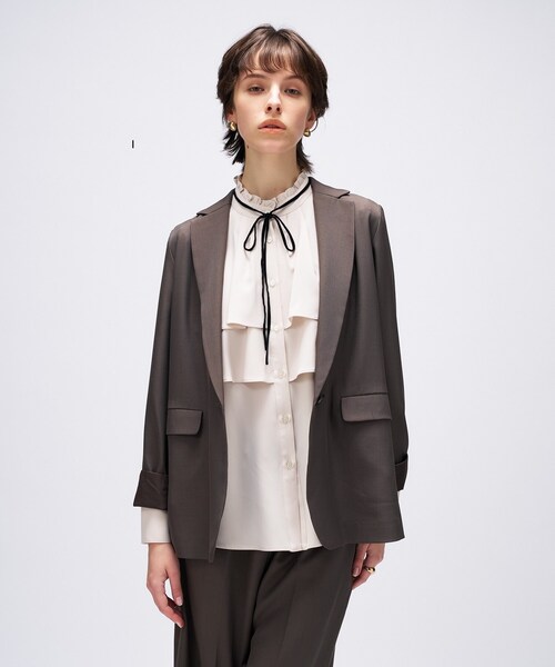 セール】【セットアップ／手洗い可】ポイントカラーテーラード