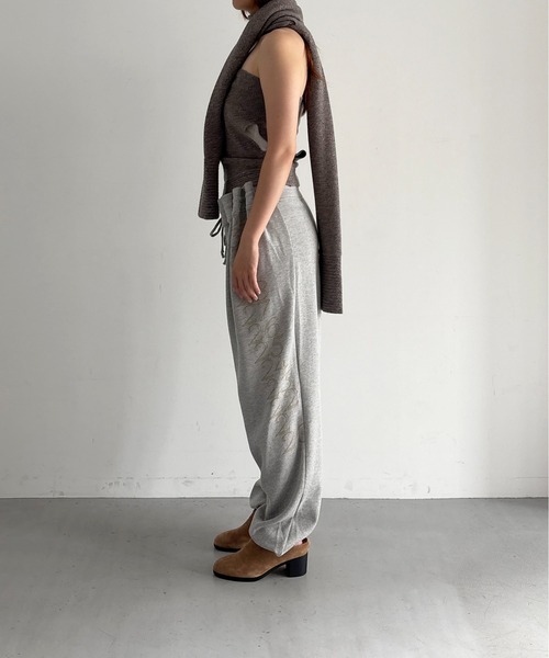 ULIKASANCTUS Curtain jersey pants（スウェットパンツ）｜U L I K A