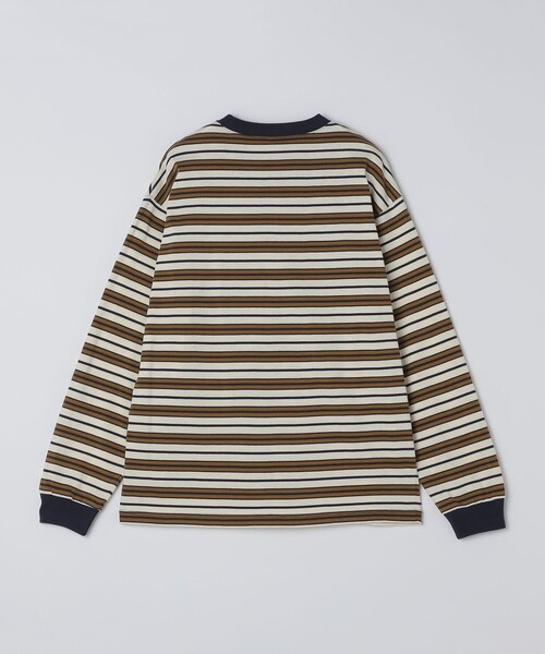 SHIPS(シップス)の「【SHIPS別注】AIRTOWNE: マルチ ボーダー ロングスリーブ Tシャツ(Tシャツ/カットソー・メンズ・ライトブルー/ダークグレー/ナチュラル・MEDIUM/LARGE/X-LARGE)」の15枚目の写真