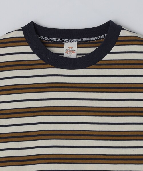 SHIPS(シップス)の「【SHIPS別注】AIRTOWNE: マルチ ボーダー ロングスリーブ Tシャツ(Tシャツ/カットソー・メンズ・ライトブルー/ダークグレー/ナチュラル・MEDIUM/LARGE/X-LARGE)」の16枚目の写真