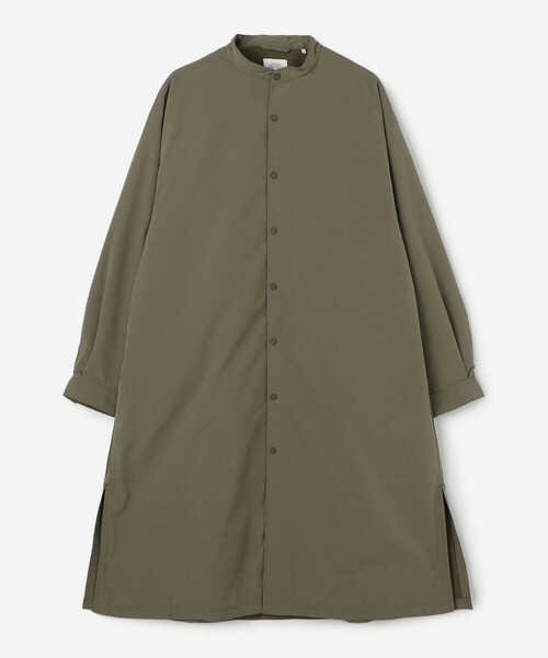 ORCIVAL（オーシバル）の「ORCIVAL | ポリタイプライター ギャザーロングライトアウター WOMEN（ワンピース・レディース・ベージュ系その他/ブラック・1）」の3枚目の写真