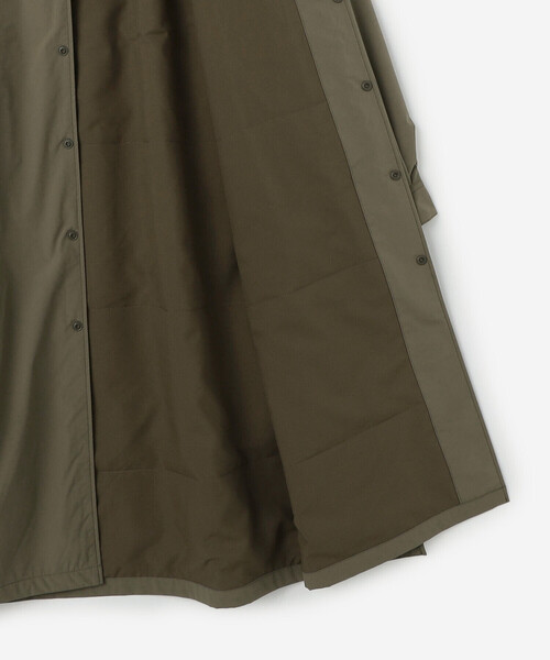 ORCIVAL（オーシバル）の「ORCIVAL | ポリタイプライター ギャザーロングライトアウター WOMEN（ワンピース・レディース・ベージュ系その他/ブラック・1）」の9枚目の写真