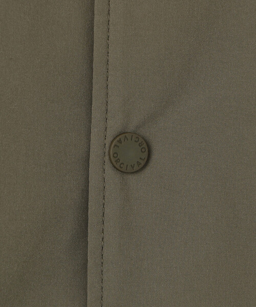 ORCIVAL（オーシバル）の「ORCIVAL | ポリタイプライター ギャザーロングライトアウター WOMEN（ワンピース・レディース・ベージュ系その他/ブラック・1）」の10枚目の写真