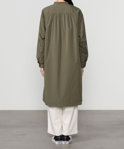 ORCIVAL（オーシバル）の「ORCIVAL | ポリタイプライター ギャザーロングライトアウター WOMEN（ワンピース・レディース・ベージュ系その他/ブラック・1）」の14枚目の写真