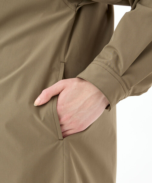 ORCIVAL（オーシバル）の「ORCIVAL | ポリタイプライター ギャザーロングライトアウター WOMEN（ワンピース・レディース・ベージュ系その他/ブラック・1）」の21枚目の写真