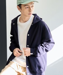 coen | クリーンプラススウェットスナップボタンパーカー【防汚（食品汚れ）、UVカット】(その他アウター)