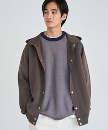 coen(コーエン)のクリーンプラススウェットスナップボタンパーカー【防汚(食品汚れ)、UVカット】(その他アウター)