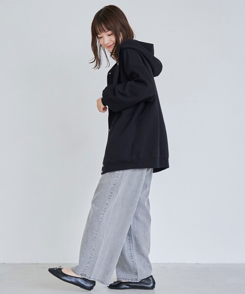 coen(コーエン)の「クリーンプラススウェットスナップボタンパーカー【防汚(食品汚れ)、UVカット】(その他アウター・メンズ・ライトグレー/ダークグレー/ブラック・M/S/XL/L)」の9枚目の写真