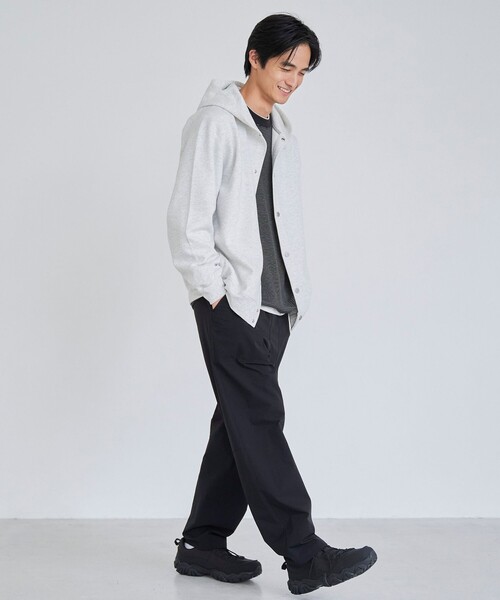 coen(コーエン)の「クリーンプラススウェットスナップボタンパーカー【防汚(食品汚れ)、UVカット】(その他アウター・メンズ・ライトグレー/ダークグレー/ブラック・M/S/XL/L)」の16枚目の写真