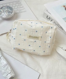 Mignonjour（ミニョンジュール）の「Mignonjour/レースハート柄ポーチ M2827（ポーチ）」