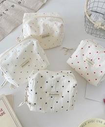 Mignonjour（ミニョンジュール）の「Mignonjour/レースハート柄ポーチ M2827（ポーチ）」