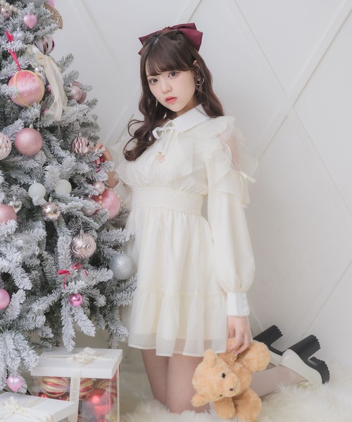 セール】花柄チェックミニワンピース（ワンピース）｜ROJITA（ロジータ