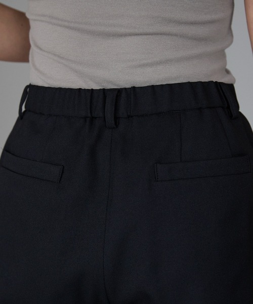 etre pret（エトレプレ）の「洗える！高機能ノータックテーパードパンツ ※セットアップ可（スーツパンツ・レディース・ネイビー/ブラック・7号/9号/11号/13号）」の18枚目の写真