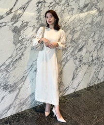 ほぼ未使用 anuans 半袖ワンピース SMALL ホワイト レディース ブランド古着】anuans｜アニュアンスのワンピース古着通販