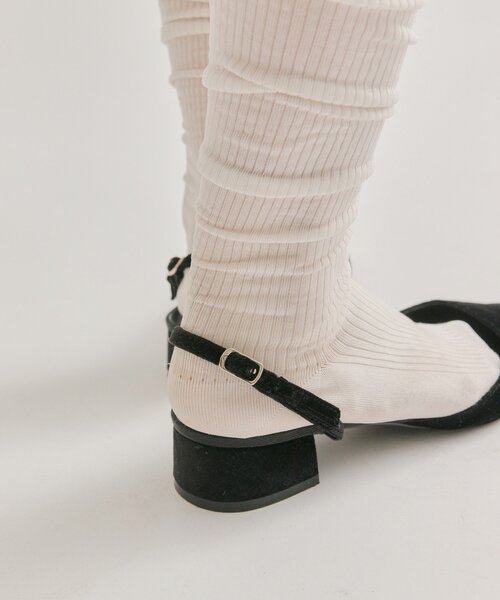 mystic(ミスティック)の「ポインテッドトゥ ベロアパンプス(パンプス・レディース・ブラウン/ブラック・36/37/38)」の8枚目の写真