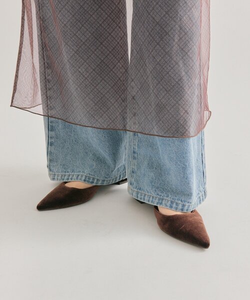 mystic(ミスティック)の「ポインテッドトゥ ベロアパンプス(パンプス・レディース・ブラウン/ブラック・36/37/38)」の9枚目の写真