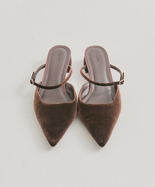 mystic(ミスティック)の「ポインテッドトゥ ベロアパンプス(パンプス・レディース・ブラウン/ブラック・36/37/38)」の12枚目の写真