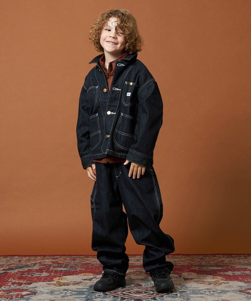 Lee/リー【110-160cm】キッズ ロコジャケット/カバーオール 高品質綿