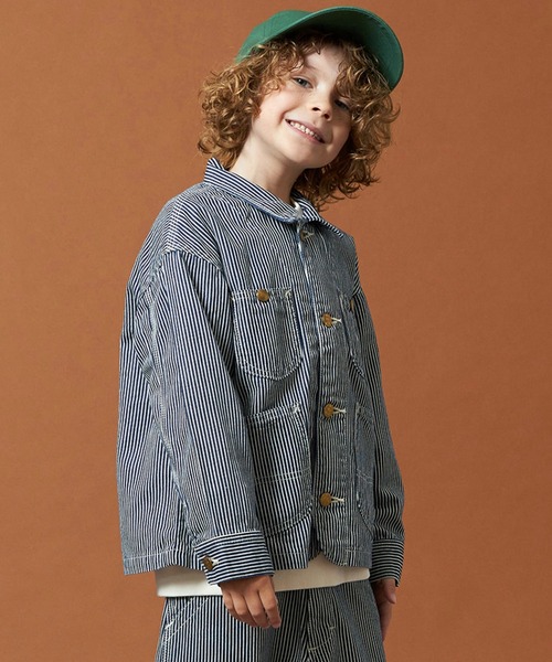 Lee/リー【110-160cm】キッズ ロコジャケット/カバーオール 高品質綿